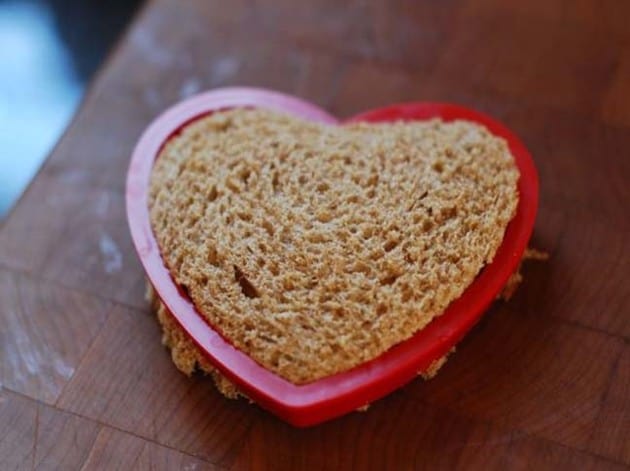 The Heart Sandwich For The Lunchbox