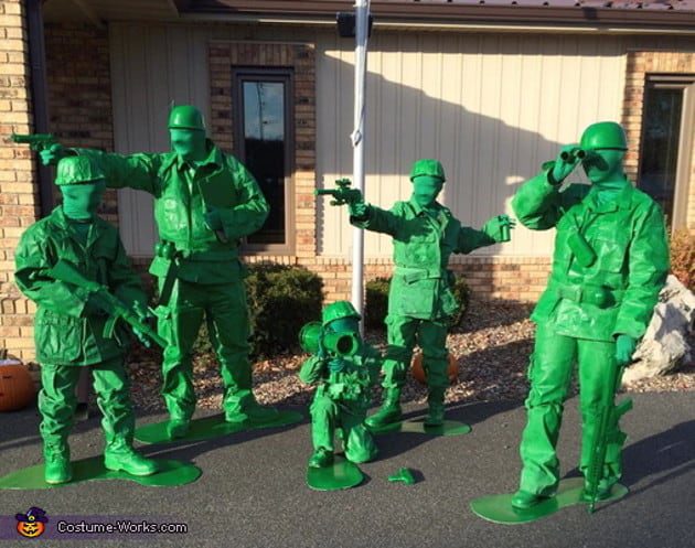 Toy Soldiers Family Costume