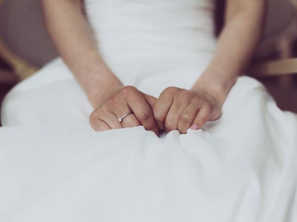 nervous bride