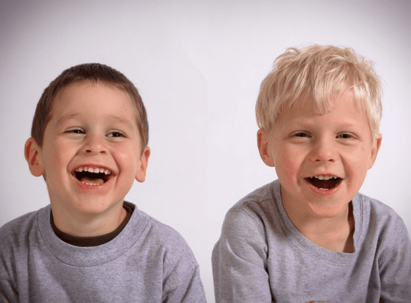 kids laughing