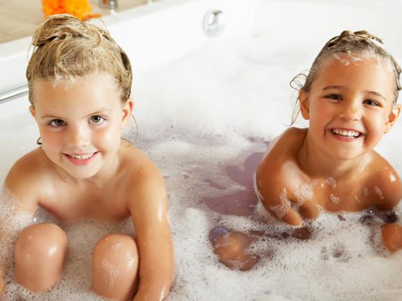 You're Probably Bathing Your Kids Too Often