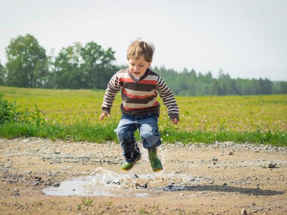 boy jumping