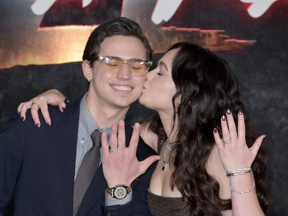 Mary Mouser and Tanner Buchanan