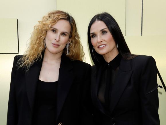 Rumer Willis and Demi Moore
